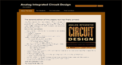 Desktop Screenshot of analogicdesign.com
